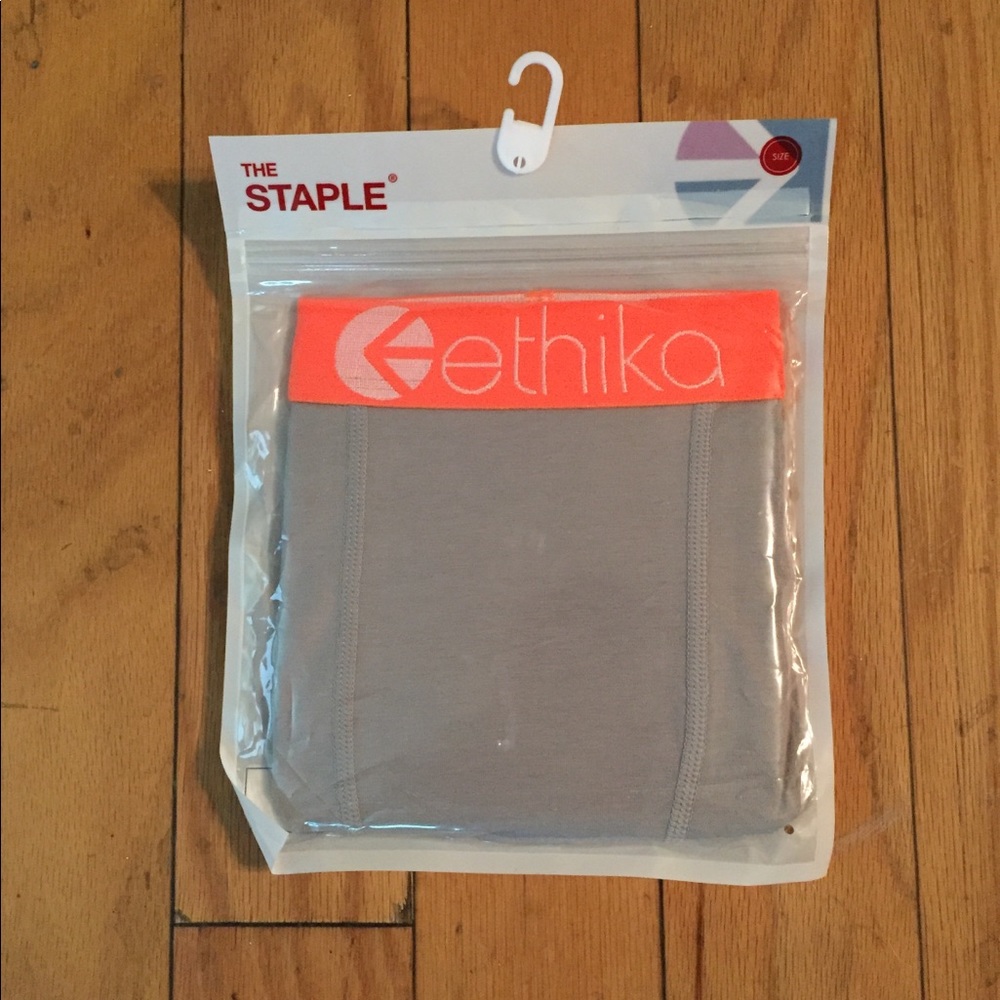 Men’s NEW Ethica Boxer Briefs - Grey